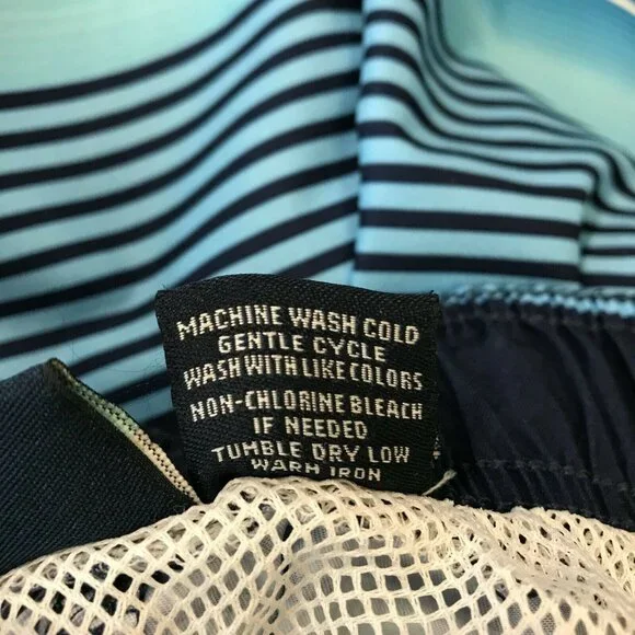 Kanu Surf Mens Echelon Blue Striped Sun Protection Quick Dry Board Shorts XXL - Picture 5 of 7